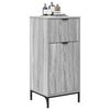 vidaXL Bathroom Cabinet Grey sonoma 39.5 x 36 x 88 cm Engineered wood