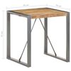 vidaXL Dining Table 70x70x75 cm Solid Rough Mango Wood