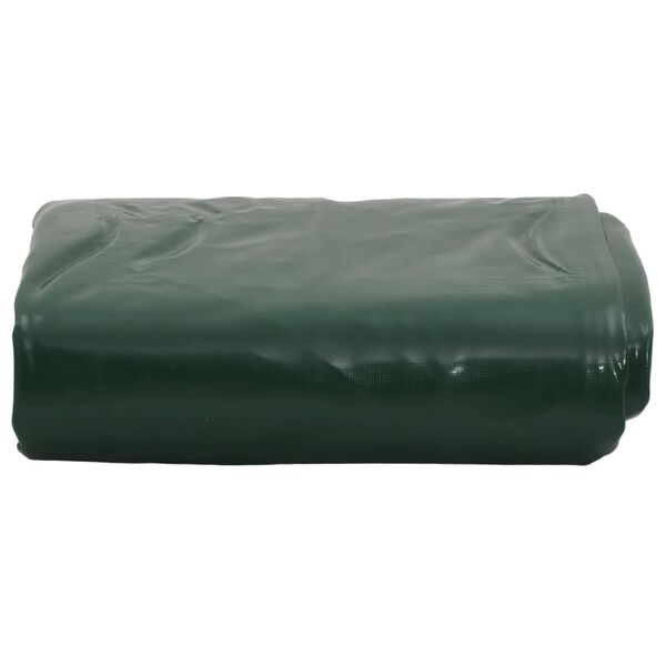 vidaXL Tarpaulin Green &Oslash; 2.4 m 650 g/m&sup2;