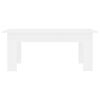 vidaXL Coffee Table White 100x60x42 cm Engineered Wood