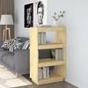 vidaXL Book Cabinet/Room Divider 60x35x103 cm Solid Pinewood