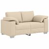 vidaXL Sofa Set 2 pcs Cream 219 x 77 x 82 cm Fabric