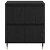 vidaXL Storage Cabinet 3 pcs Black Oak 60 x 35 x 70 cm