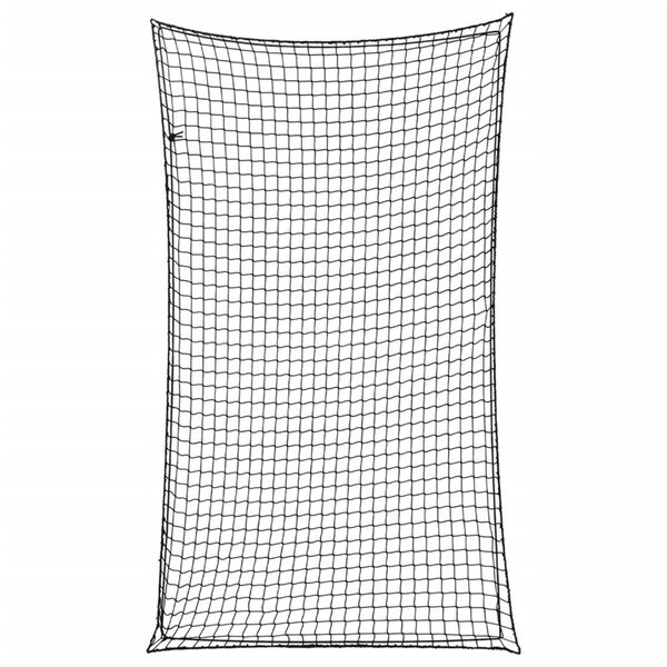 vidaXL Trailer Net with Elastic Rope Black 6x3.5 m PP