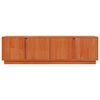 vidaXL TV Cabinet Wax Brown 140 x 40 x 40 cm Solid Pine Wood