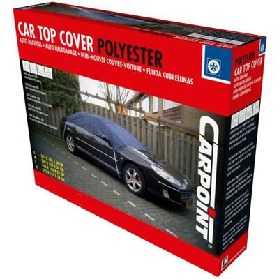 Carpoint Car Top Cover Polyester S 233x160x33cm Blue