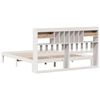 vidaXL Bookcase Bed without Mattress White 180x200cm Solid Wood Pine