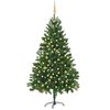 vidaXL Christmas Tree | Green, Shiny Gold, Matt Gold, Bronze