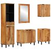 vidaXL Bathroom Cabinet Set 5 pcs Natural 38 x 33 x 160 cm