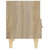 vidaXL Bedside Cabinets 2 pcs Sonoma Oak 40x35x47 cm