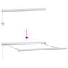 vidaXL Retractable Awning White 350 x 250 cm Fabric and Metal
