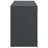 vidaXL Wheelie Bin Storage for 4 Bins Anthracite 272 x 77.5 x 115.5 cm