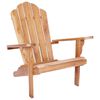 vidaXL Garden Adirondack Chair Natural Solid Teak Wood