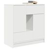 vidaXL Sideboard with Drawers and Doors White 70.5x34x74.5 cm