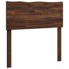 vidaXL Live Edge Headboard ROSTOCK Dark Brown 80 cm Solid Acacia Wood