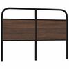 vidaXL Replace Headboard Brown Oak 135 cm Steel and Engineered Wood
