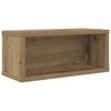 vidaXL CD Storage Rack Artisan Oak 40 x 17 x 17 cm Engineered Wood