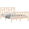 vidaXL Bed Frame without Mattress 140x200 cm Solid Wood Pine