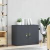 vidaXL Storage Cabinet Anthracite 90 x 40 x 70 cm Steel