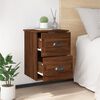 vidaXL Wall-mounted Bedside Cabinets 2 pcs Brown Oak 41.5x36x53cm
