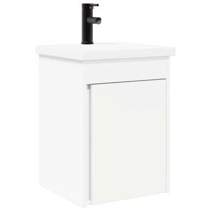 vidaXL Bathroom Vanity Unit with Tap White 42 x 40 x 74.5 cm