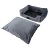 DISTRICT70 Pet Bed VELURO Grey S