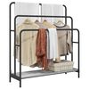 vidaXL Cloth Rack Grey Sonoma 90 x 30 x 100.5 cm Engineered wood
