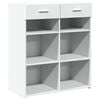 vidaXL Sideboard White 80x42,5x93 cm Engineered Wood