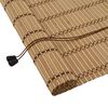 vidaXL Roller Blind Natural and Brown 50 x 160 cm Bamboo
