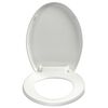 vidaXL Soft-close Toilet Seat with Quick-release Design White