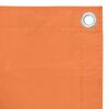 vidaXL Balcony Screen Orange 120x500 cm Oxford Fabric
