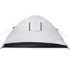 vidaXL Camping Tent Dome 4-Person White Blackout Fabric Waterproof