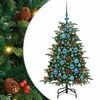 vidaXL Artificial Christmas Tree with 150 LEDs with Stand Green 120 cm