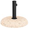 vidaXL Parasol Base Manual Yellow Stone 45 x 45 x 40 cm Concrete