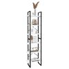 vidaXL Storage Shelf White 60x30x210 cm Engineered Wood