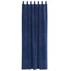 vidaXL Blackout Curtains 2 pcs Dark Blue 140 x 245 cm Velvet