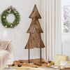 vidaXL Christmas Tree with Stand Brown 150 cm Solid teak wood