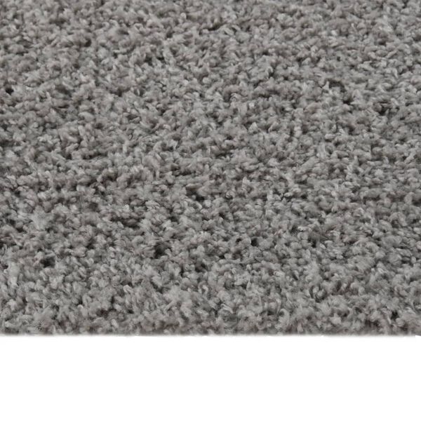 vidaXL Shaggy Rug High Pile Grey 140x200 cm