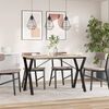 vidaXL Dining Table Legs Y-Frame 120x60x73 cm Steel