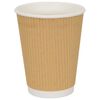 vidaXL Paper Coffee Cups 500 pcs 12oz 300ml Brown