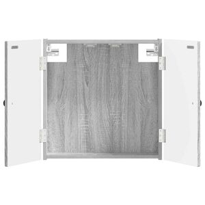 vidaXL Dartboard Cabinet BREDA Grey Sonoma 52.5 x 10.5 x 53.5 cm
