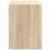 vidaXL Garage Wall Cabinet Sonoma Oak Engineered Wood