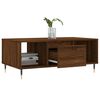 vidaXL Coffee Table Brown Oak 90x50x36.5 cm Engineered Wood