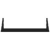 vidaXL Wall Shelves 2 pcs Black 60x15x15.5 cm