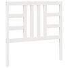 vidaXL Bed Headboard White 106x4x100 cm Solid Wood Pine