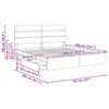 vidaXL Storage Bed with Headboard White 180 x 200 cm Engineered Wood