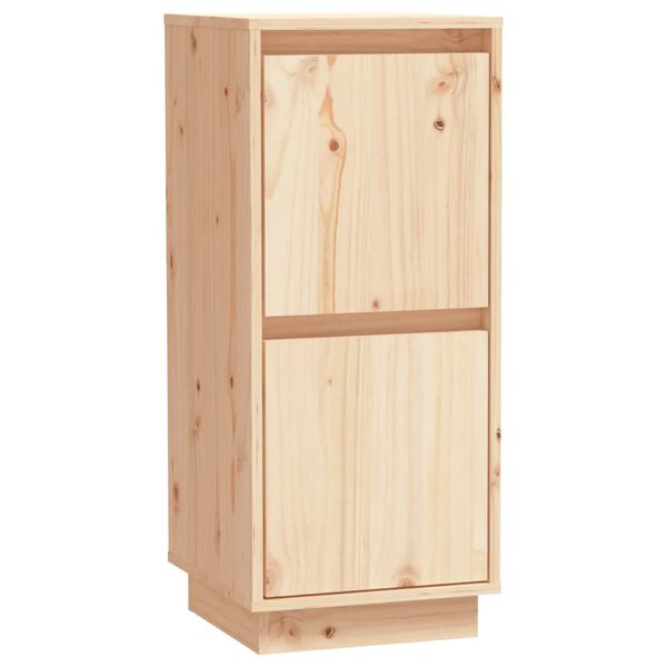 vidaXL Sideboards 2 pcs 31.5x34x75 cm Solid Wood Pine