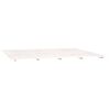 vidaXL Bed Frame without Mattress White 180x200 cm Super King Solid Wood Pine