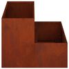 vidaXL Garden Planter Rusty 100 x 60 x 45 cm Weathering Steel