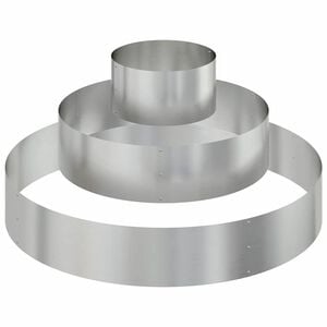 vidaXL Garden Planter Silver 120 x 120 x 20 cm Galvanised Steel